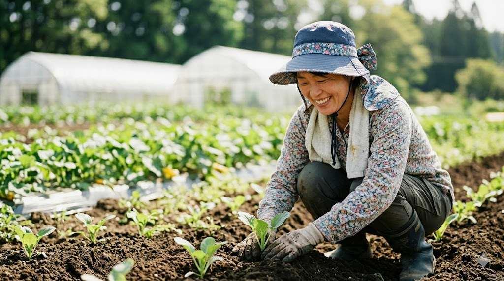 良質な土に育った畑を見渡すまとめのイメージ