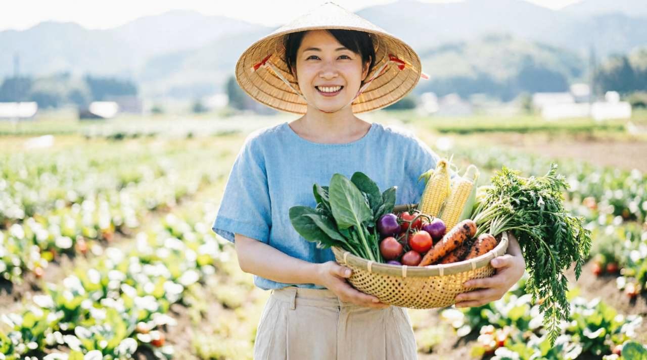 札幌の家庭菜園で収穫された日本カボチャ