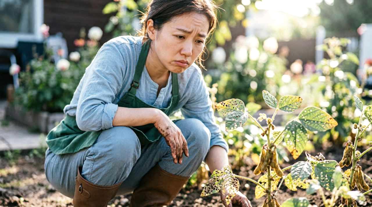 葉の状態を確認しながら管理する夏のパセリ栽培
