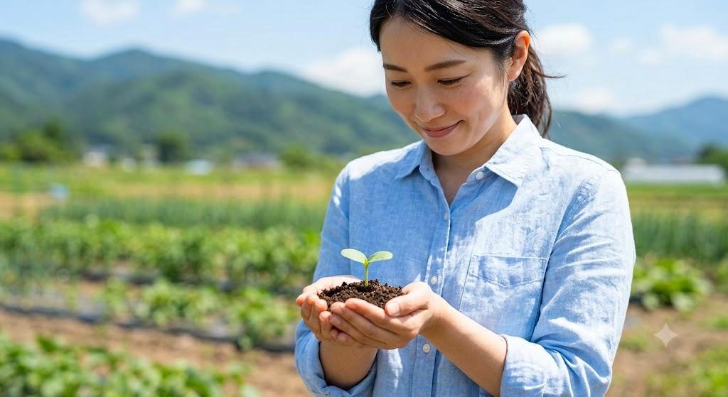 生育不良を防ぐため確認するキュウリ畑の状態