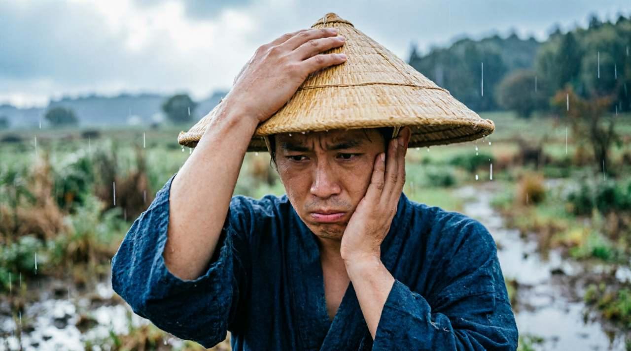 葉の斑点やしおれを観察するミニトマトのチェック風景