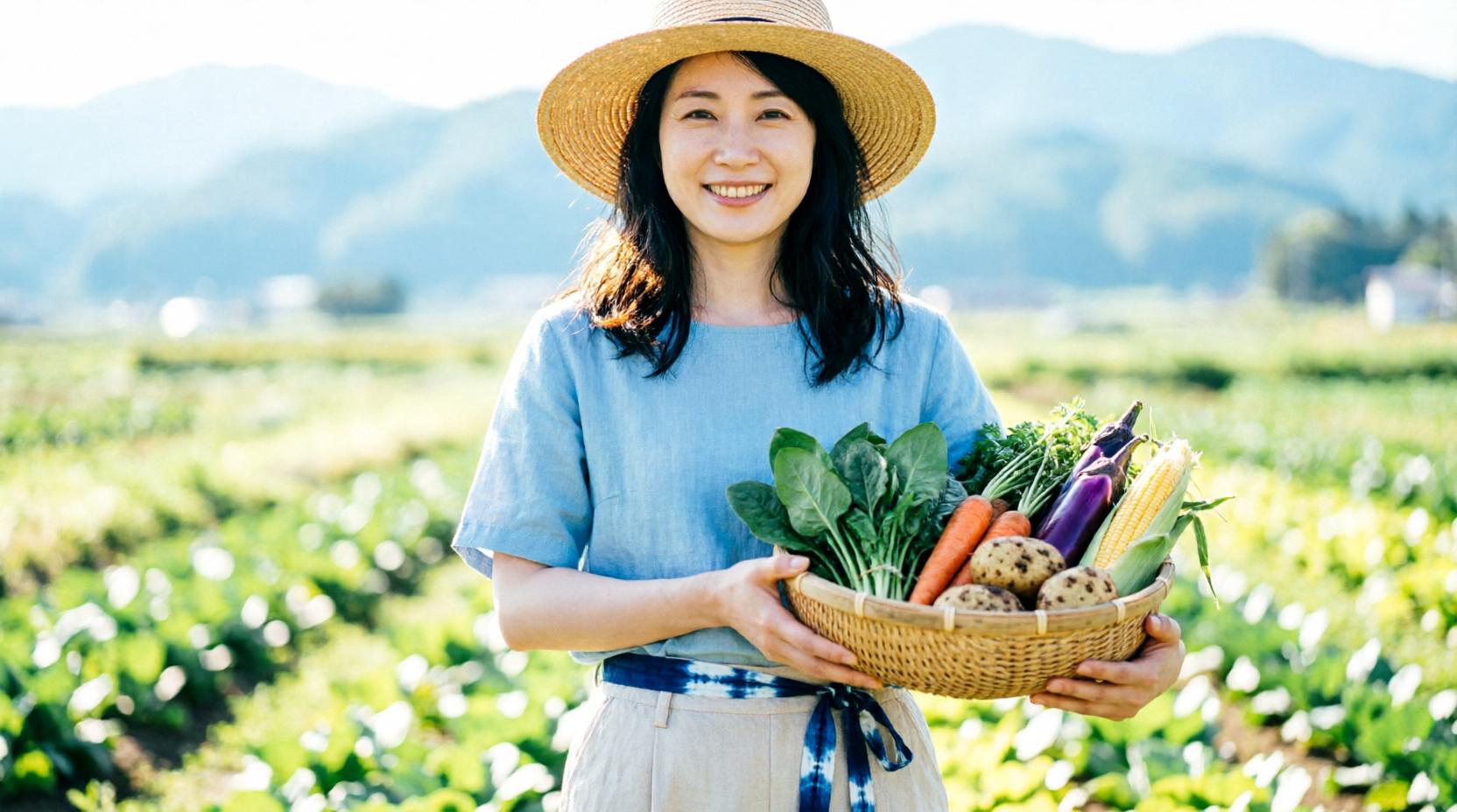 収穫間近のラディッシュ畑と安定した生育の様子