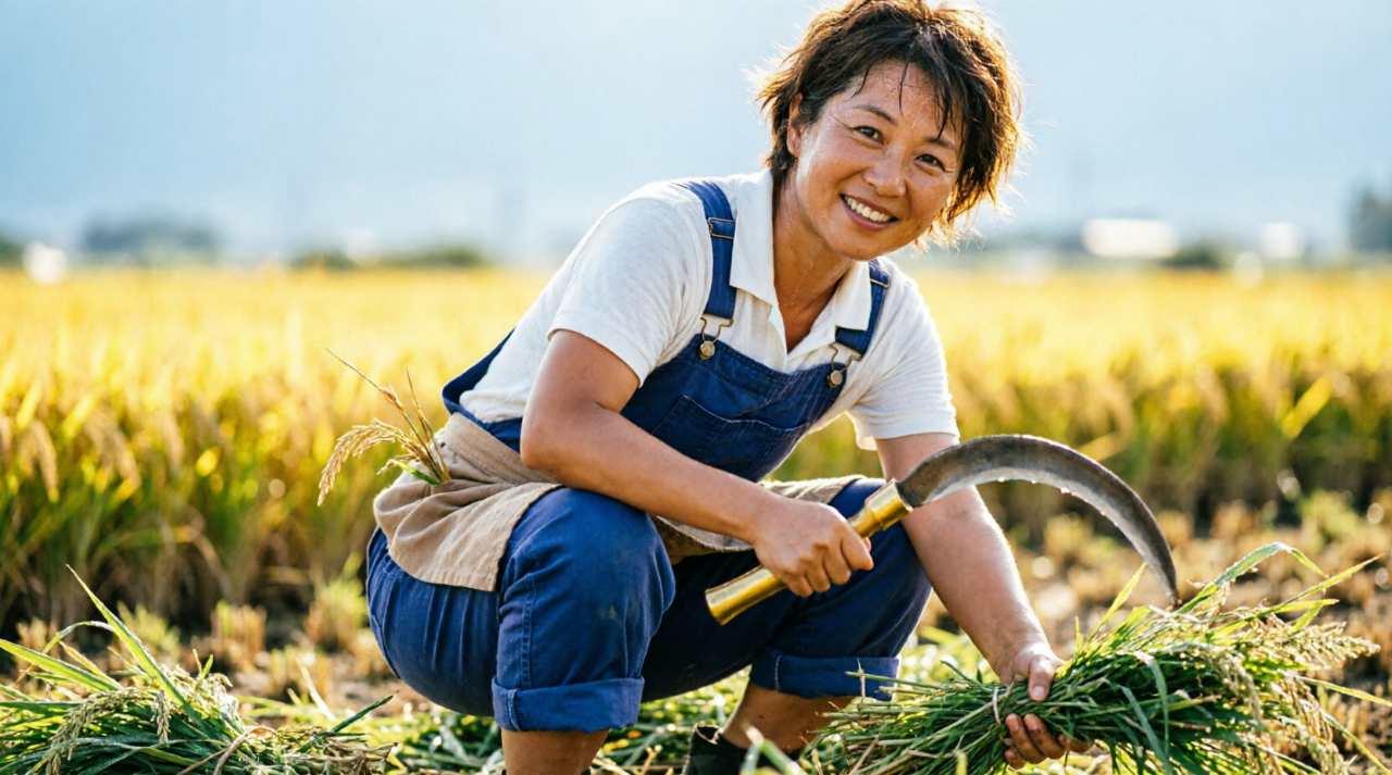 朝夕の涼しい時間帯に伸びた雑草を効率よく処理するイメージ