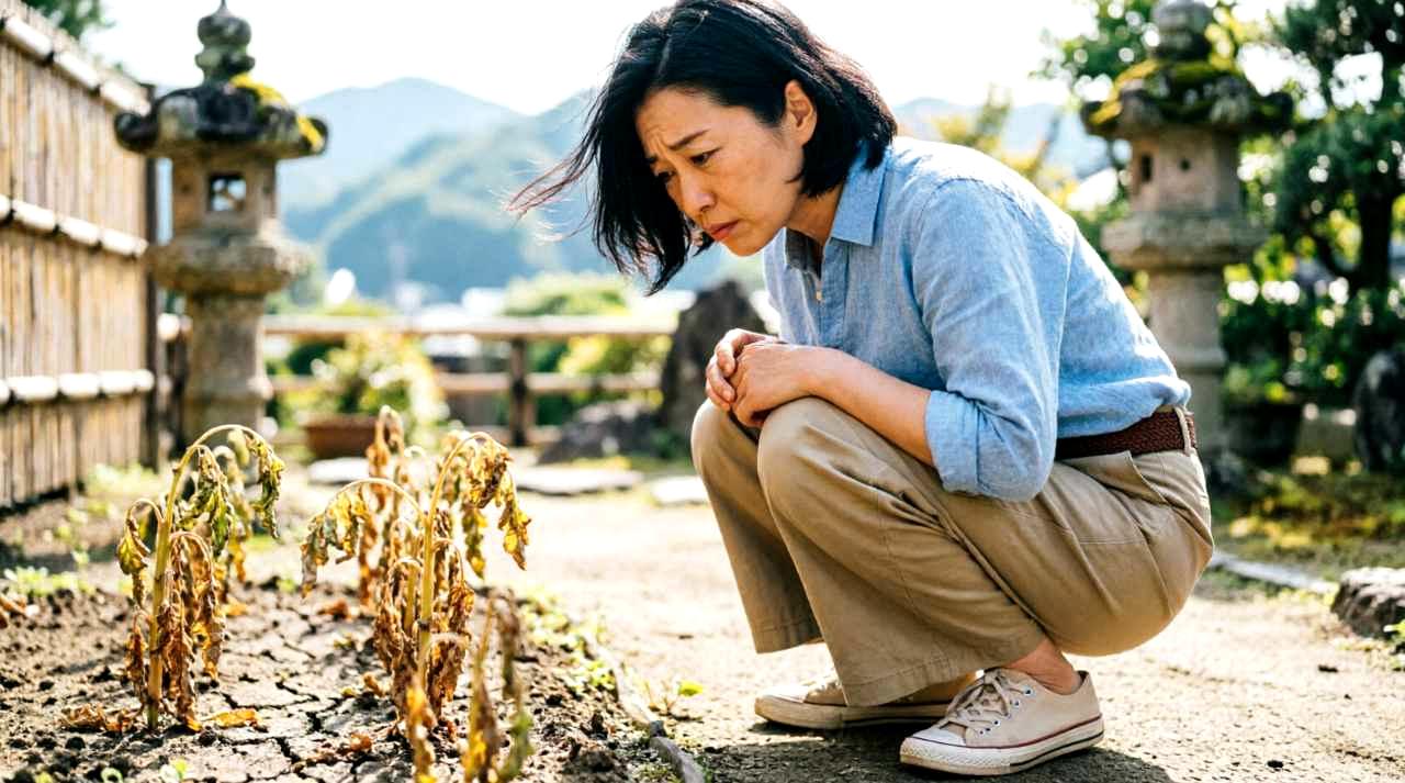 冬の愛知県の家庭菜園で野菜に発生する害虫と寒さに耐える環境