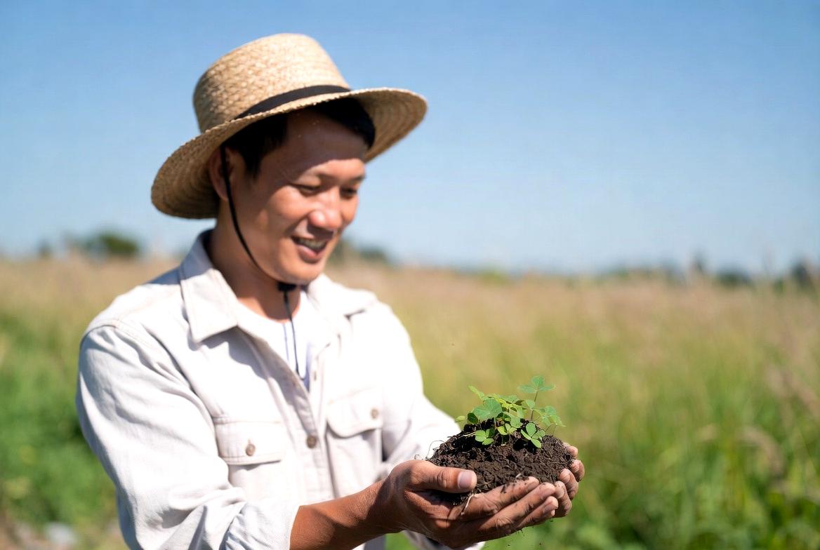 ピーマン苗の植え替えが収量に影響する畑の様子