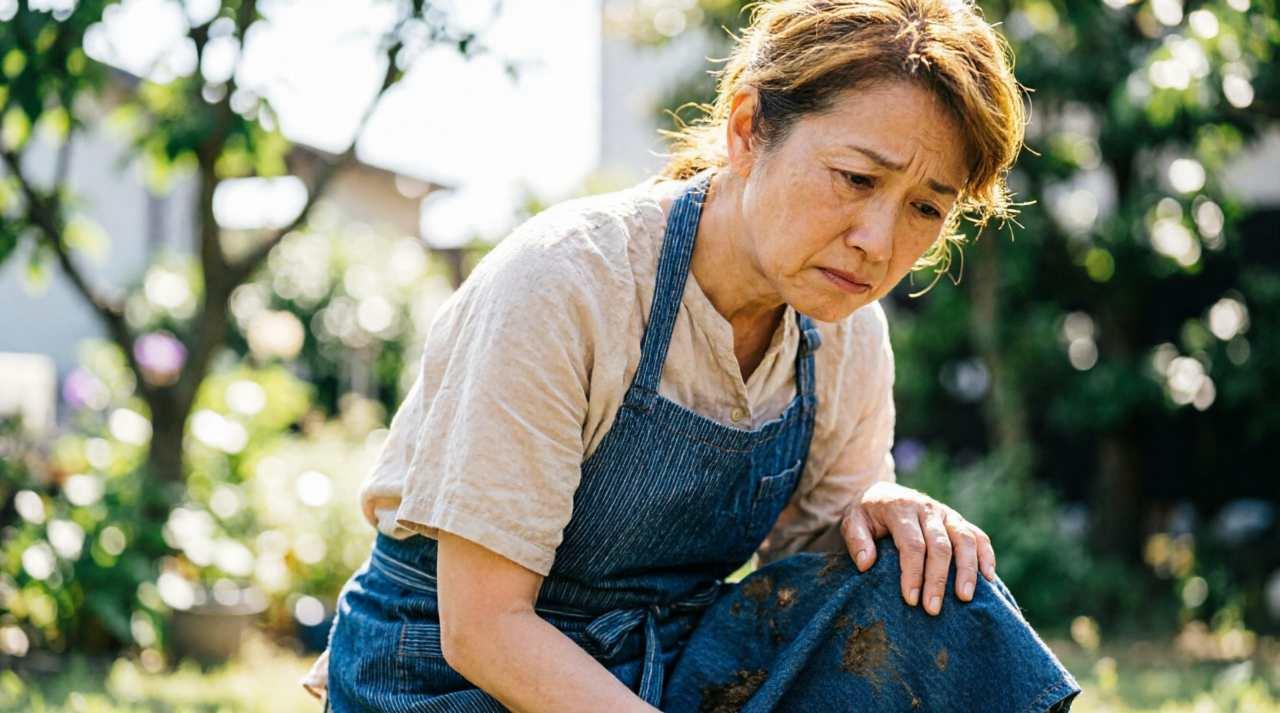 虫食い被害を受けたえんどう豆の葉と元気に育つ株の比較イメージ