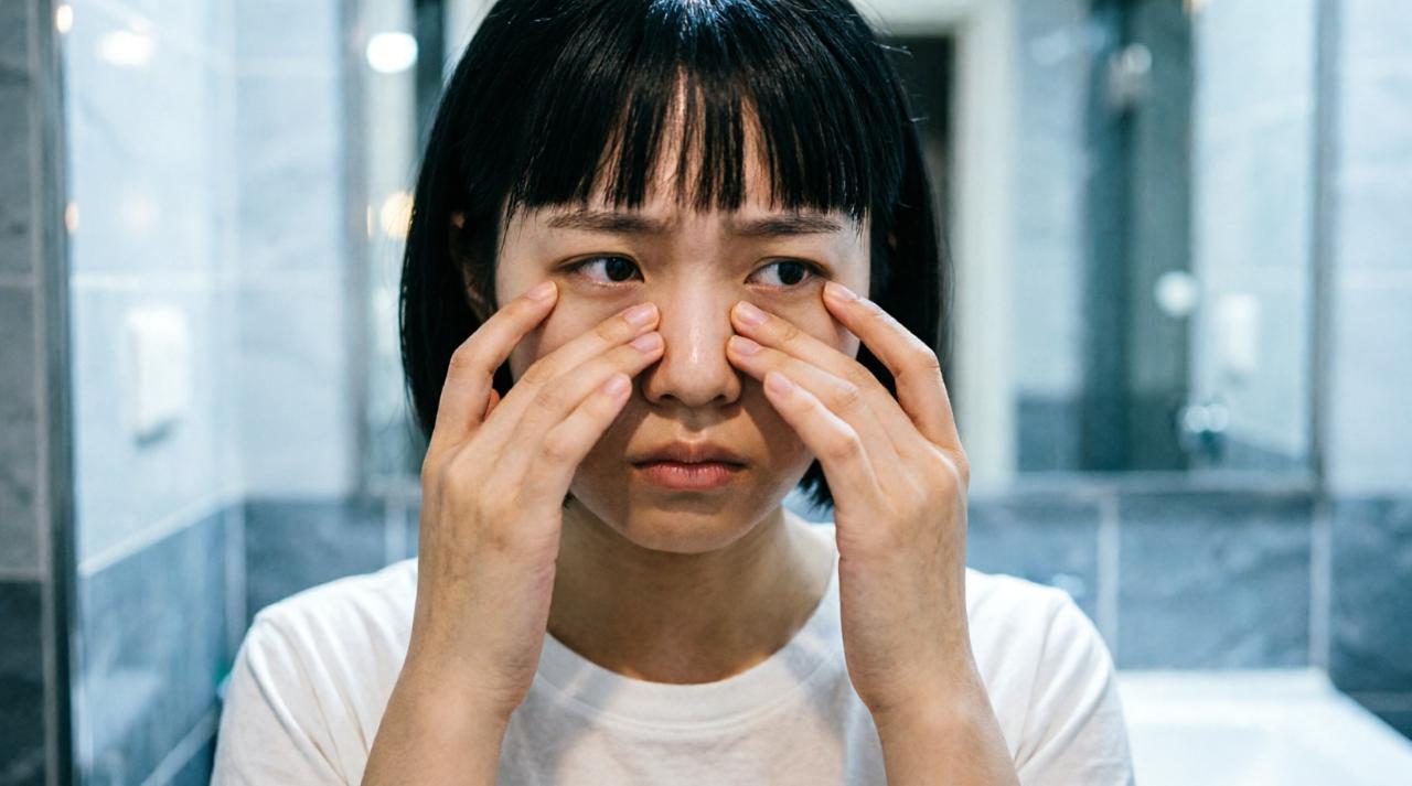 京都の冬の畑で寒さに耐えるラディッシュの様子