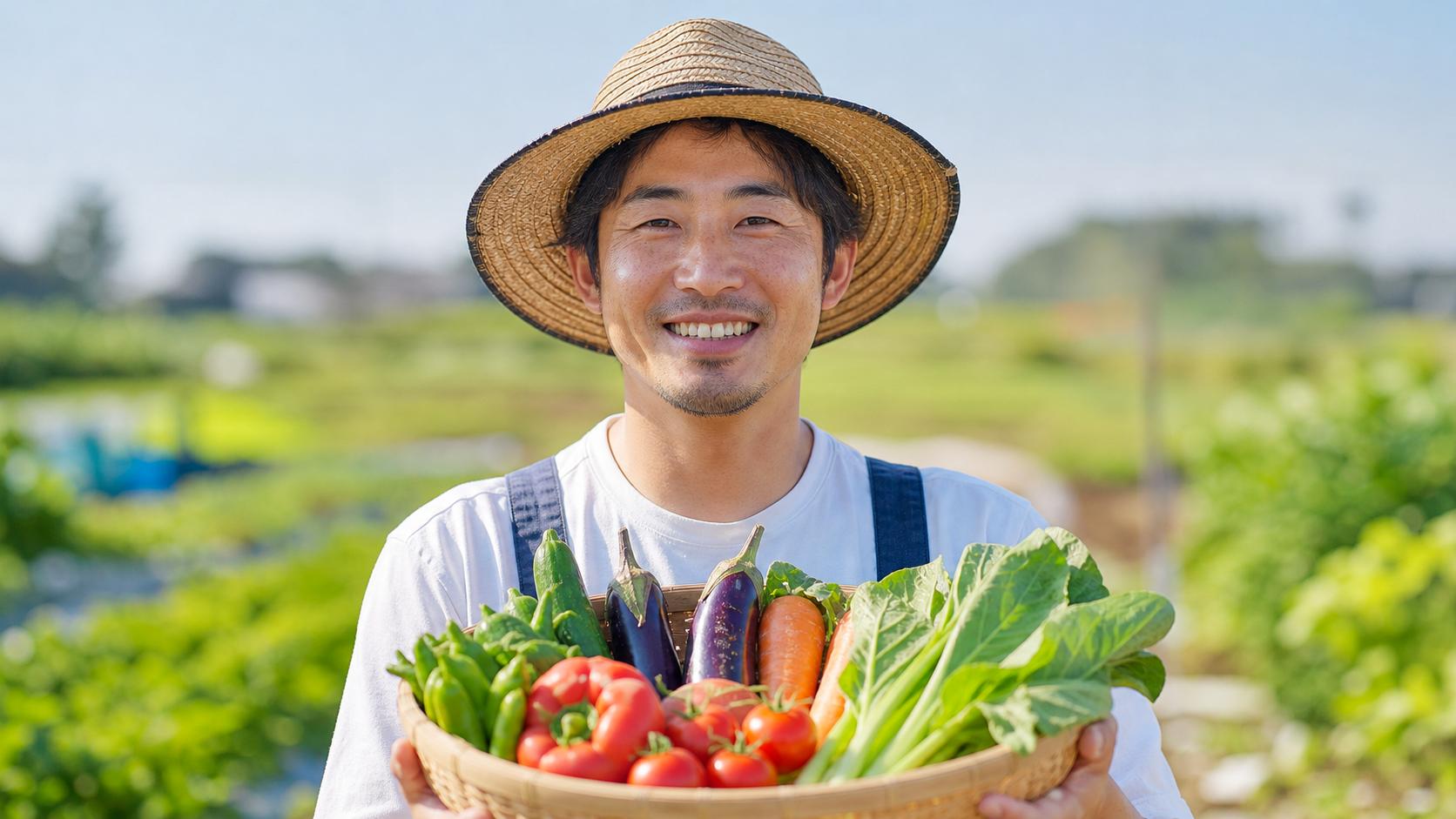 収穫に成功したトウモロコシ畑と達成感のある風景