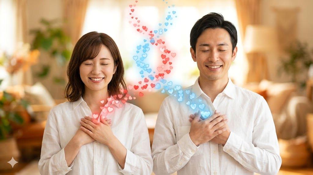 東北の畑で、つるありインゲンのさやを丁寧に収穫している様子と、たくさん実ったさやの写真