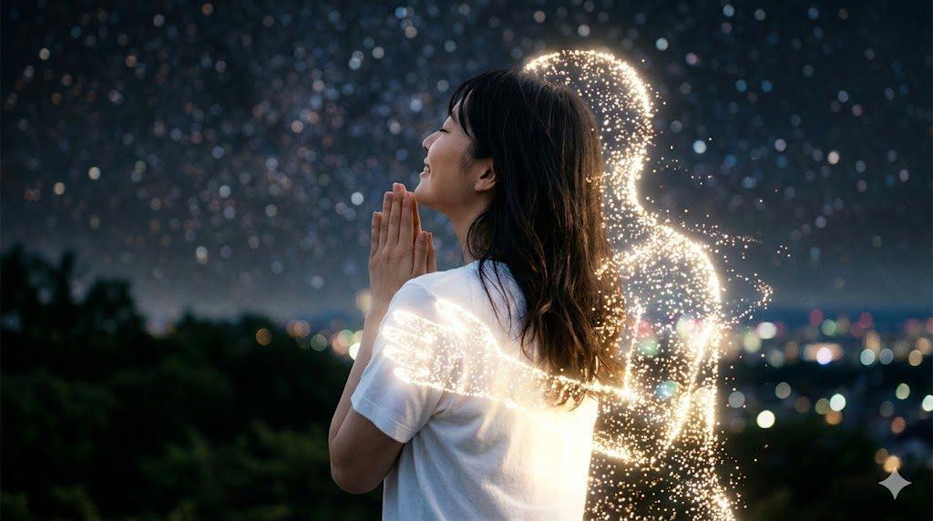 ソラマメの白い小花が咲き、その後ろに小さな若いさやが結ばれている様子。