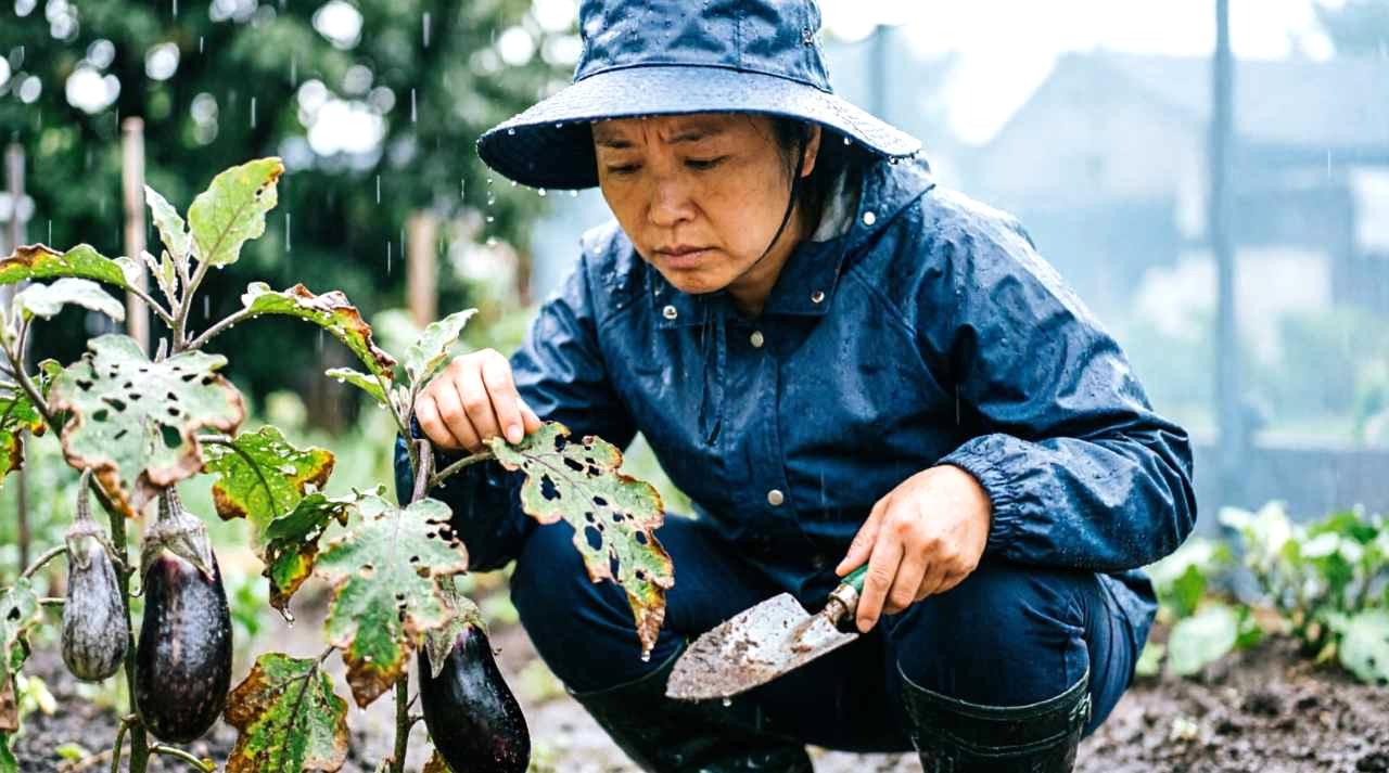 自然農の畑で生態系を整えながら野菜を育てる様子