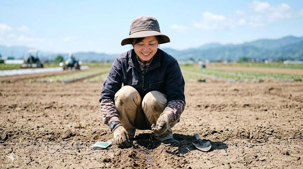 青森の秋の庭に咲くパンジーやコスモスなど色とりどりの花々