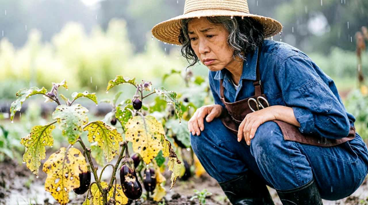 害虫対策を行った健康なパプリカの葉と果実