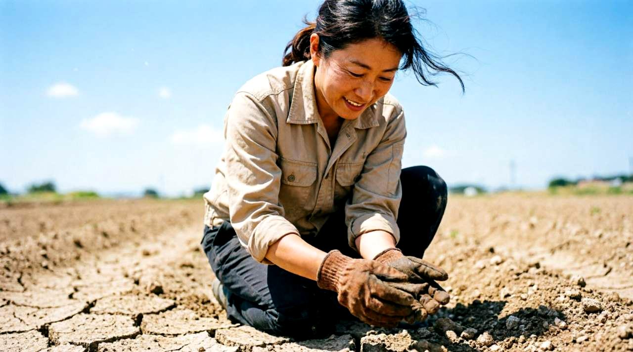 愛知の家庭菜園で育つ青々としたダイコン畑の様子