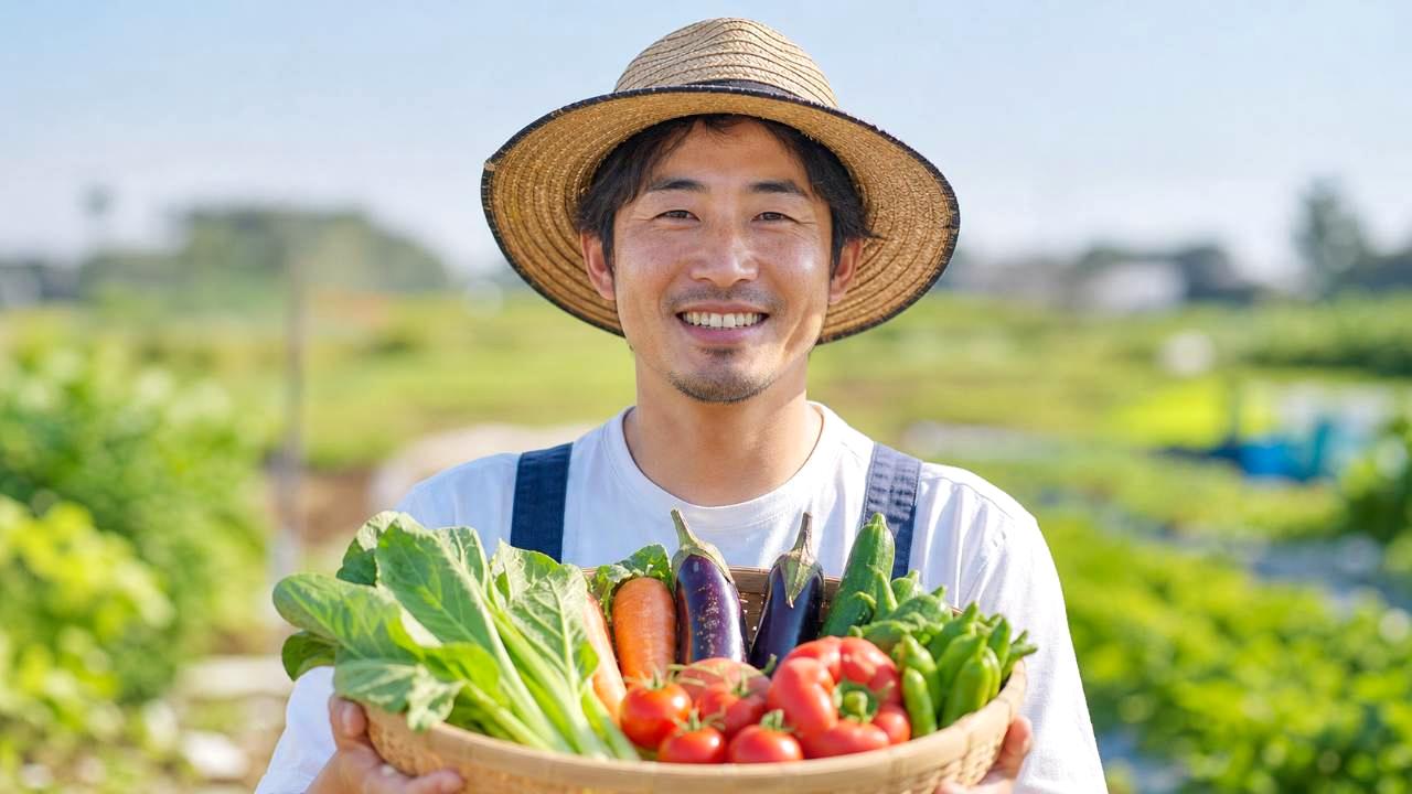 青森の冬に適した野菜をプランターで育てている様子