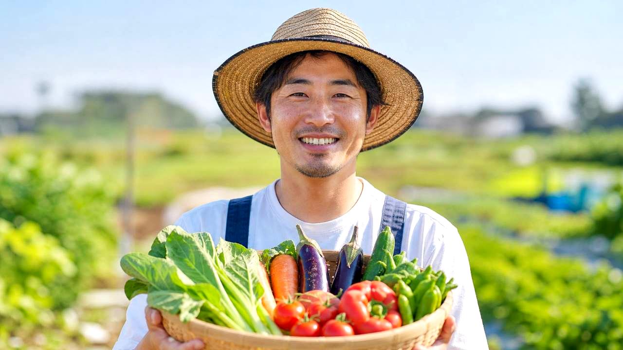 ネットの裾をスコップで掘った溝に埋め込み、土をかけて踏み固めている手元のクローズアップ