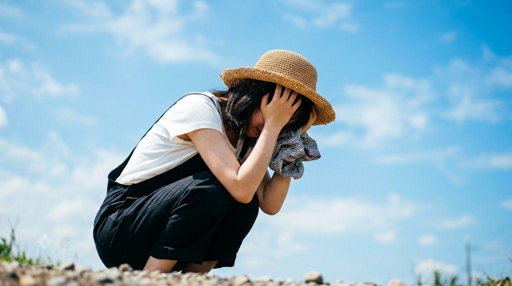 オクラの花が落ちる様子と病気の葉を解説する農業記事のアイキャッチ画像