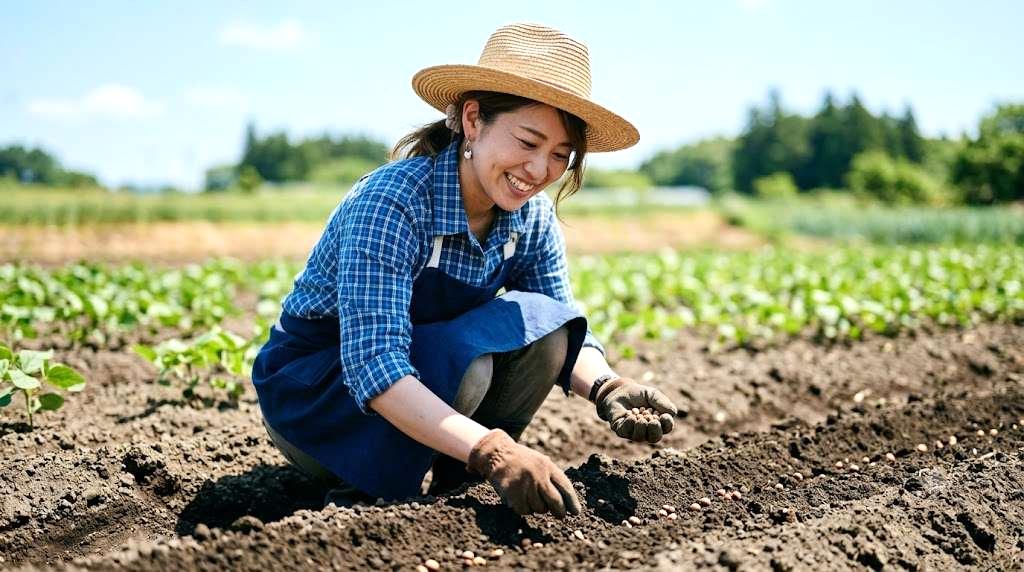 関西で播種時期と害虫対策を整理したトウモロコシ栽培全体のイメージ