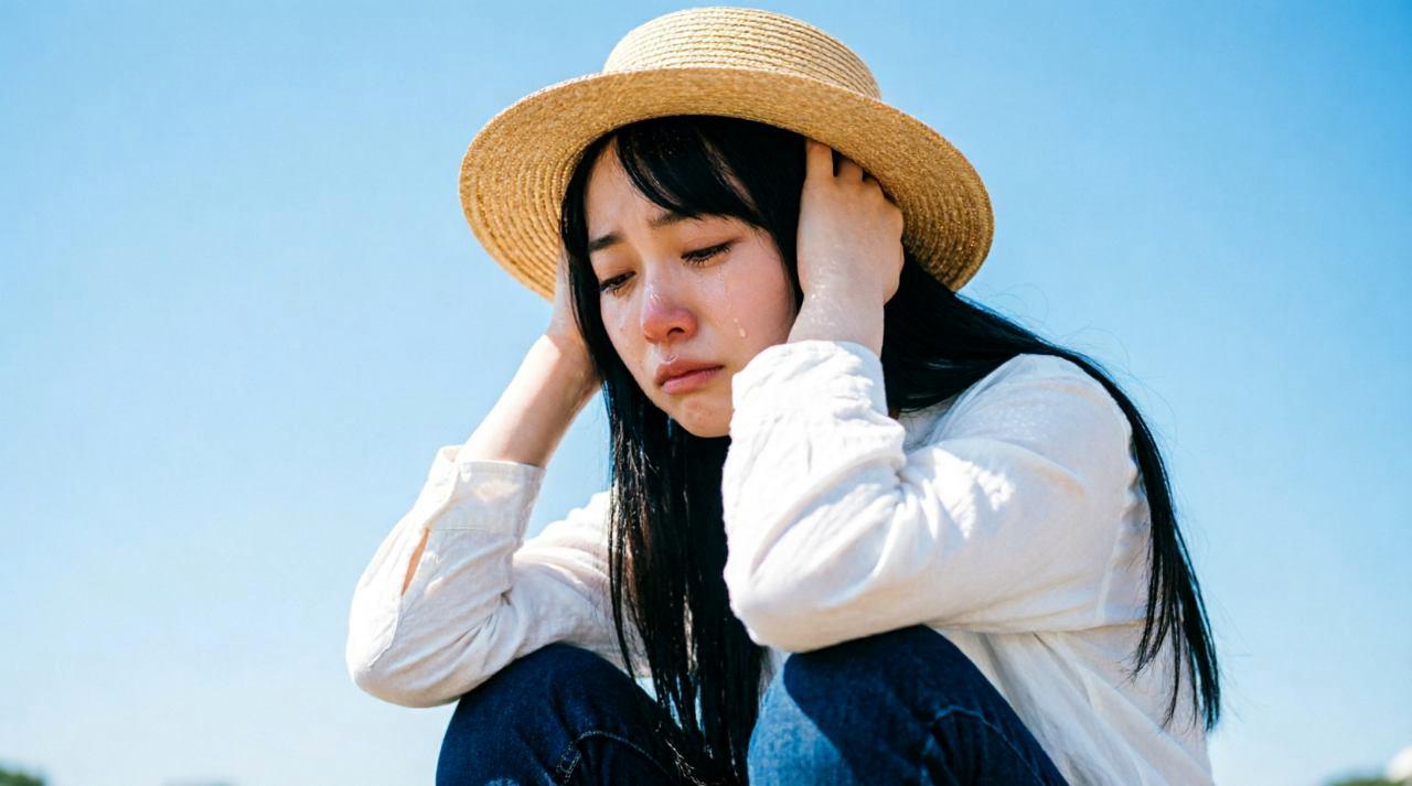 病気にかかったキュウリの葉の変色や斑点を写した写真