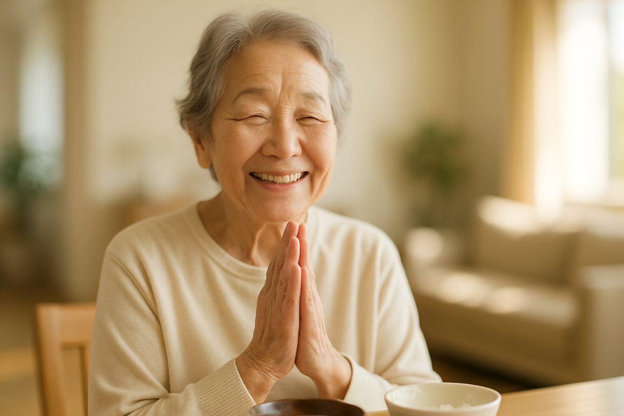 つるからぶら下がる大きなヘチマの実を紐で支柱に吊り下げて重みを支える対策の様子
